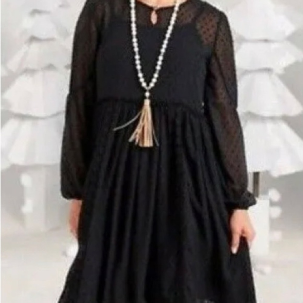 Matilda Jane Nostalgic Charlie Sheer A-Line Dress (under slip is included)